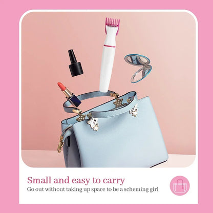 Kadınlar için 5'i 1 arada Vücut Tüy Alma Epilatör Düzeltici Taşınabilir Ağrısız Jilet Tıraş Makinesi Bikini Bacak Koltuk Altı Tüy Bakımı Aracı